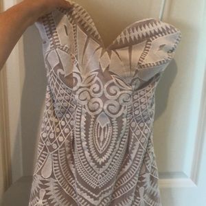 Wired strapless dress